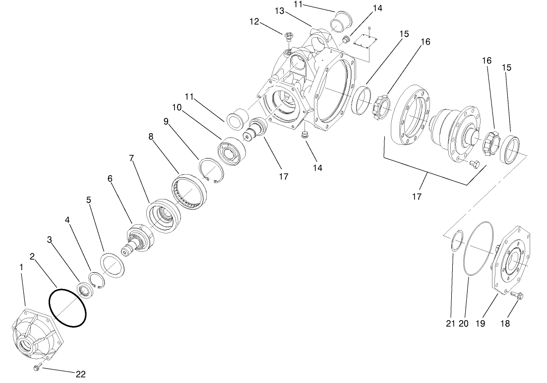 4wd Axle-Housing Assembly