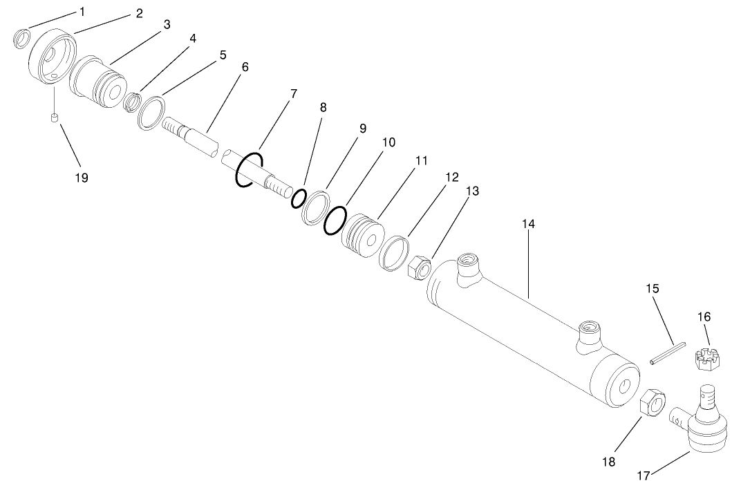 Steering Cylinder Assembly No. 93-5962