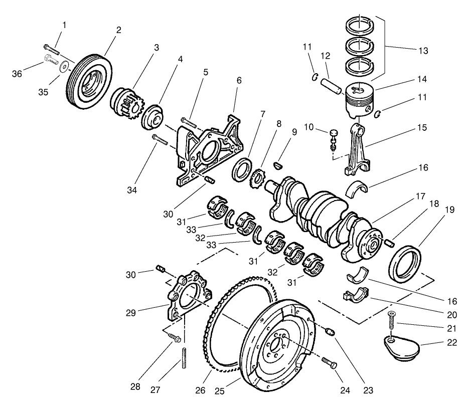Piston & Crankshaft Assembly