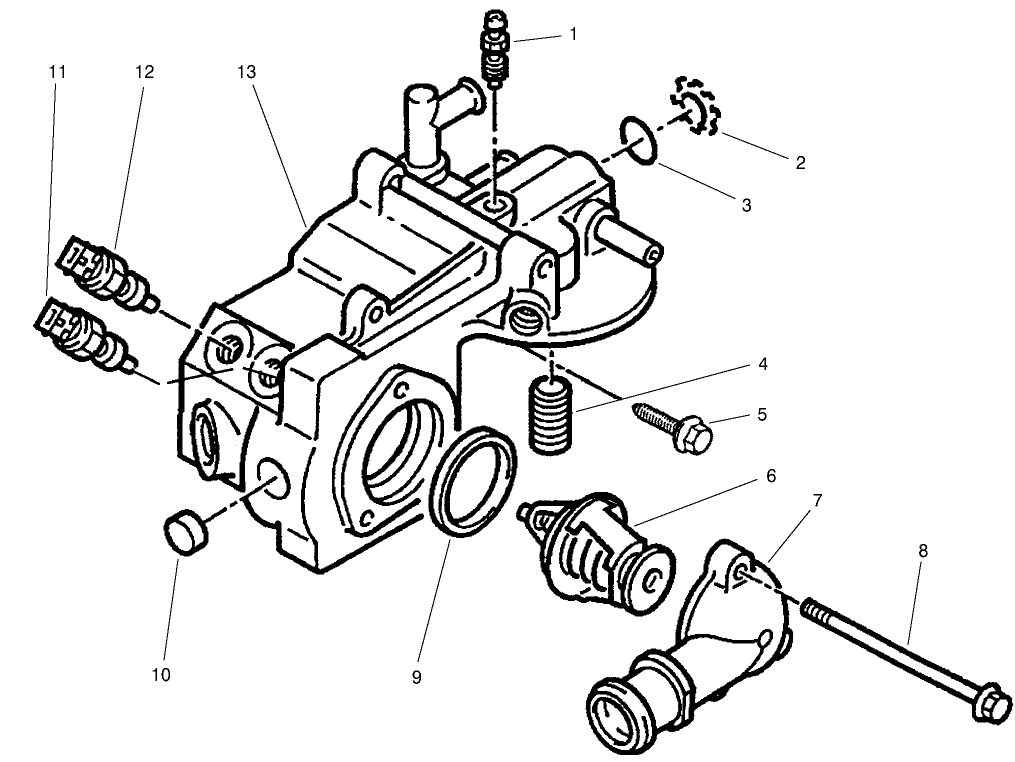 Coolant Outlet Box Assembly