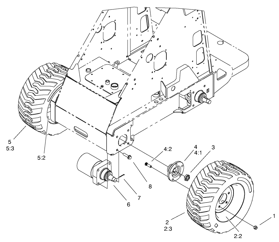 Wheel And Motor Assembly
