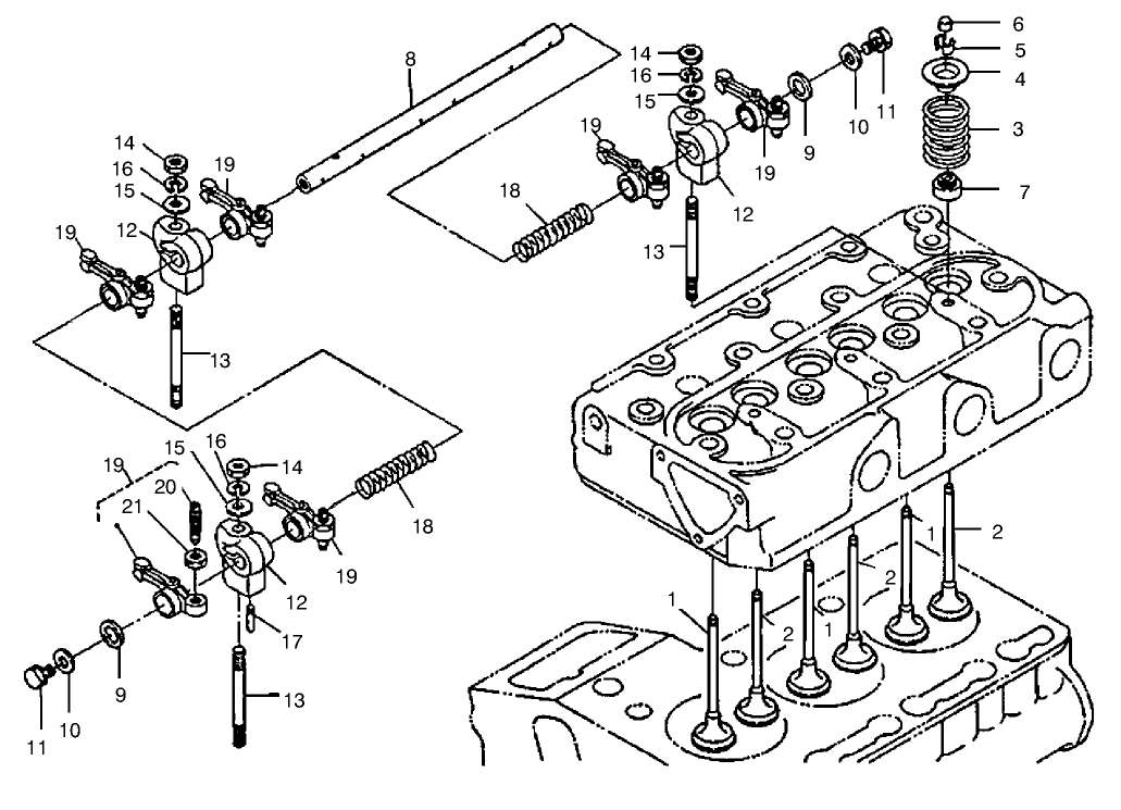 Valve And Rocker Arm Assembly