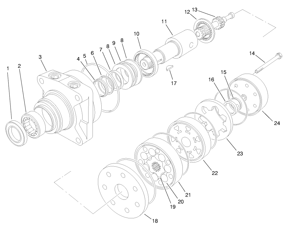Hydraulic Motor Assembly No. 99-3052