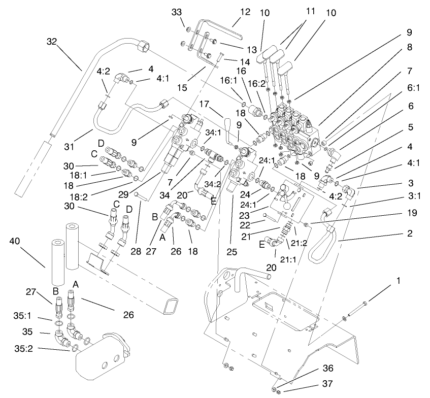 Hydraulic Valves Assembly