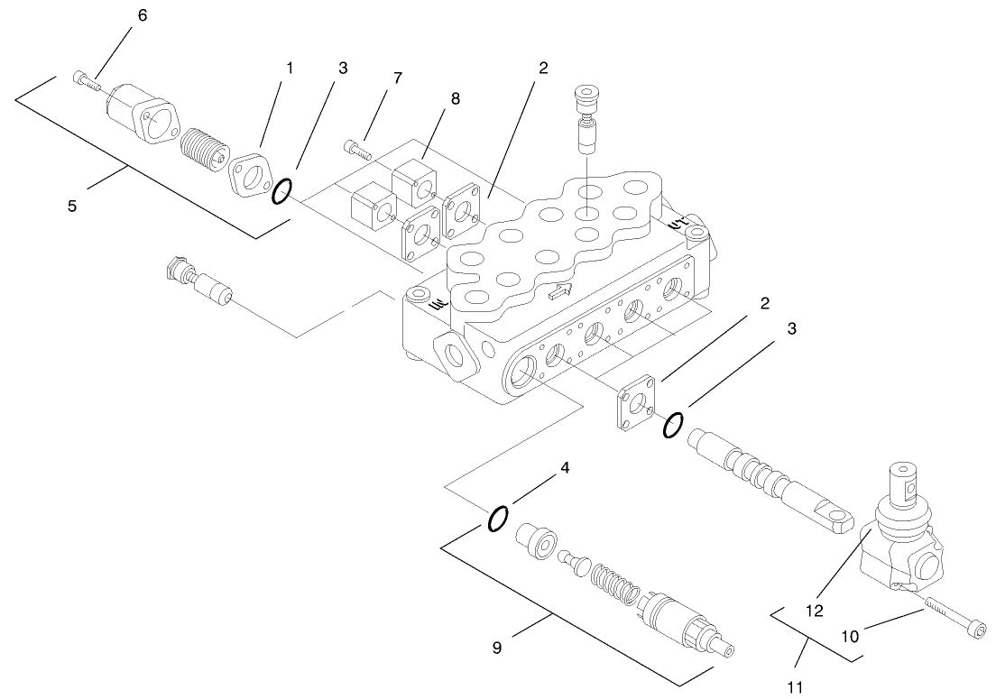 Hydraulic Valve Assembly No. 99-3070