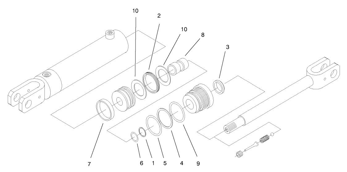 Hydraulic Cylinder Assembly No. 100-4163