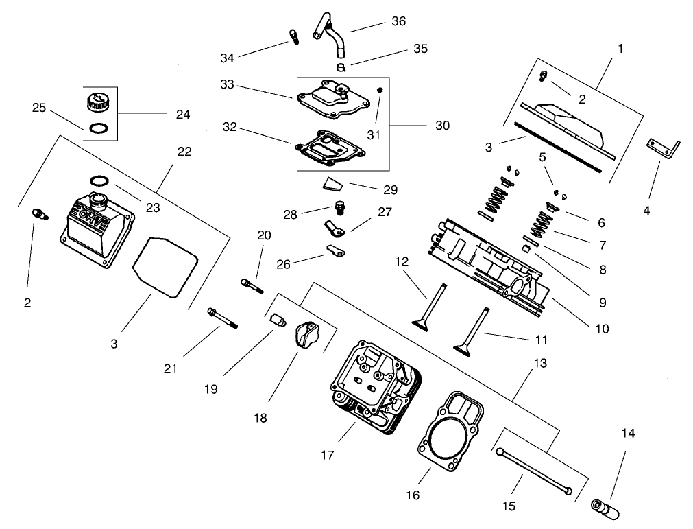 Group 4-Head/valve/breather