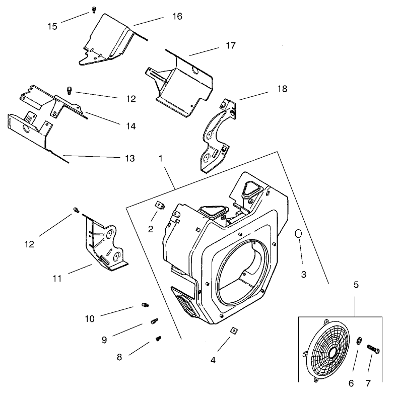 Group 6-Blower Housing & Baffles