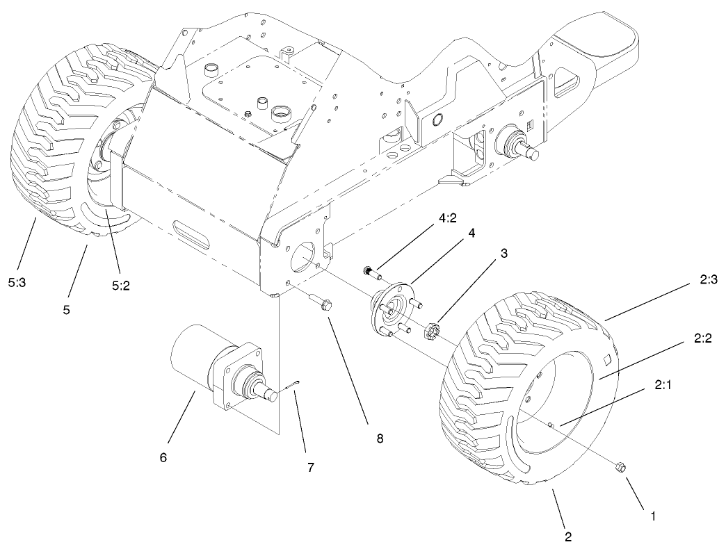 Wheel And Motor Assembly