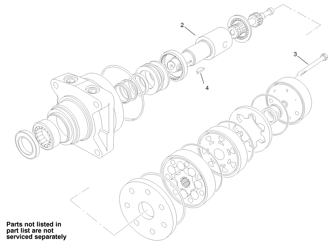 Hydraulic Motor Assembly No. 99-3052