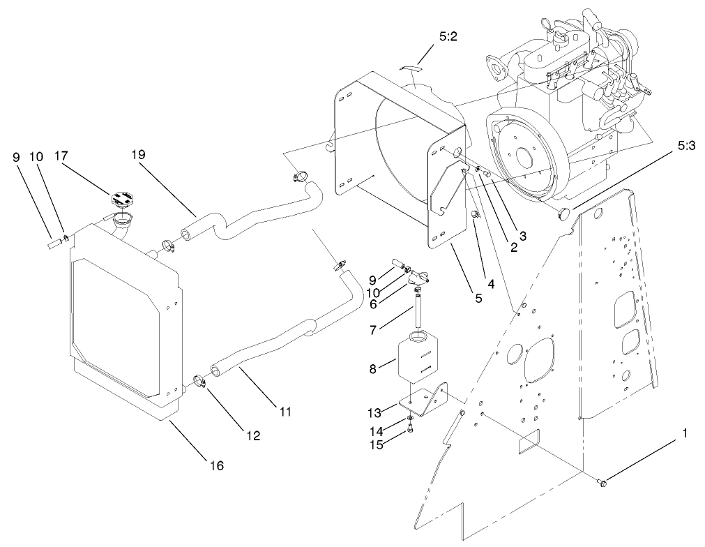 Radiator Mount Assembly