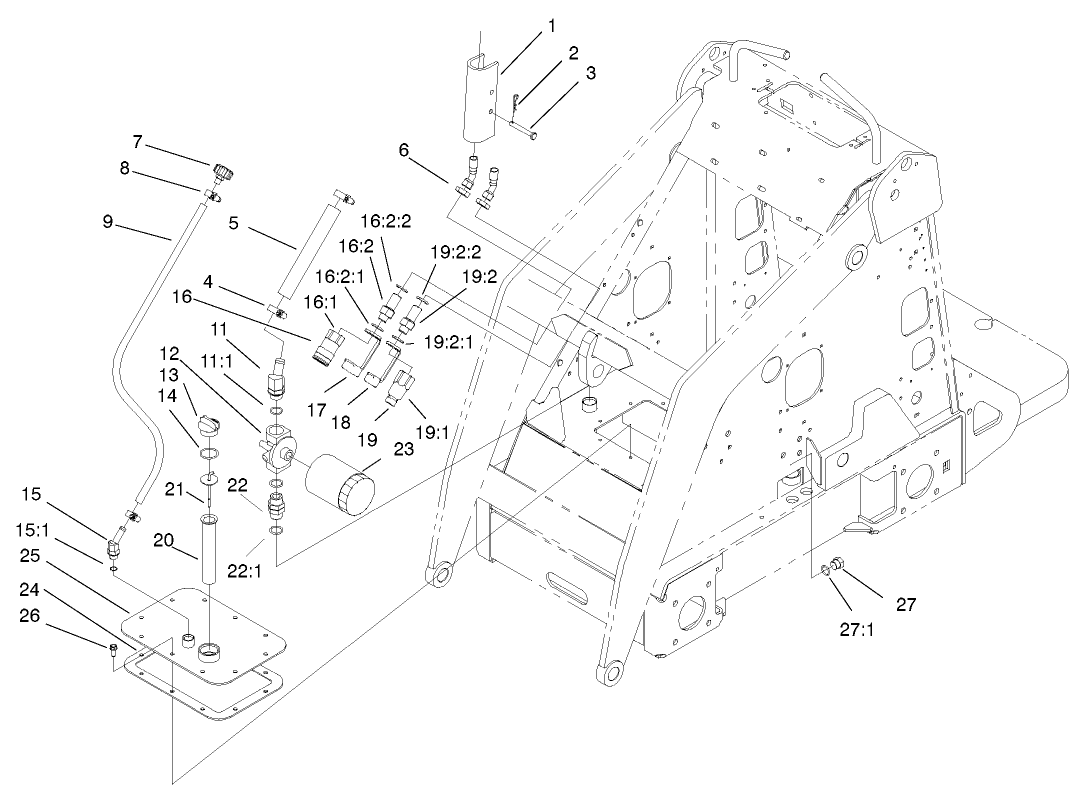 Hydraulic Tank And Filter Assembly