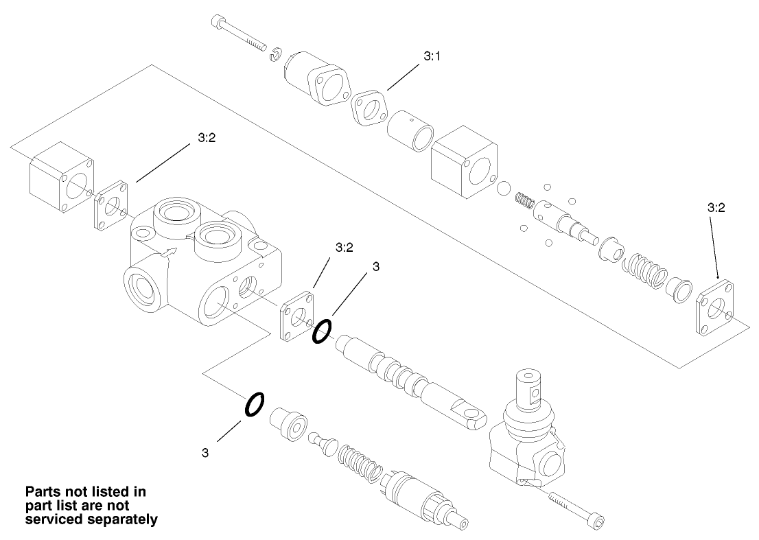 Hydraulic Valve Assembly No. 99-3077