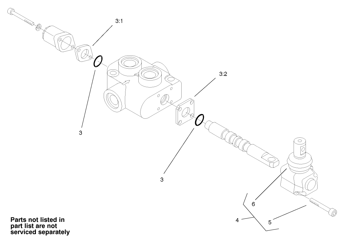 Hydraulic Valve Assembly No. 99-3072