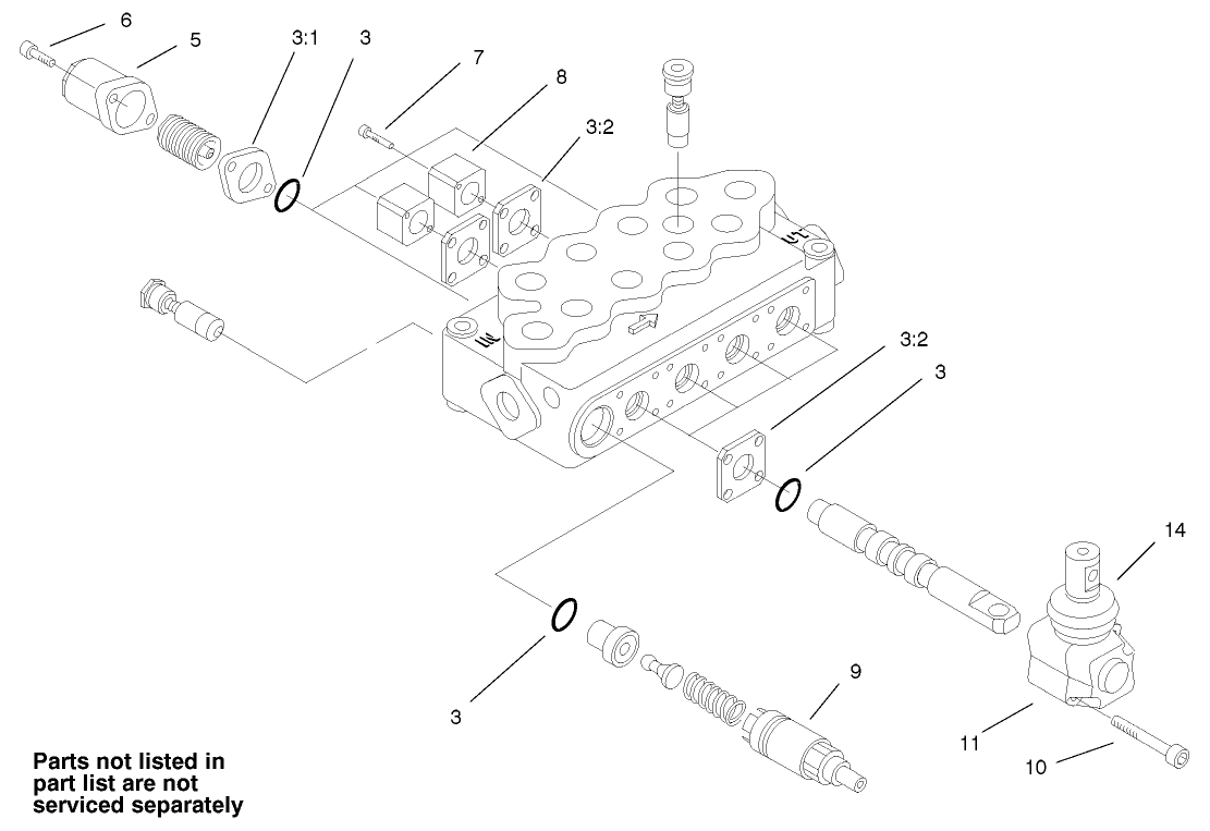 Hydraulic Valve Assembly No. 99-3070
