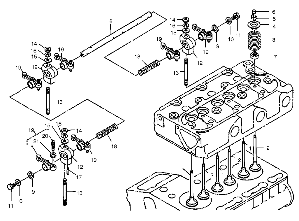 Valve And Rocker Arm Assembly