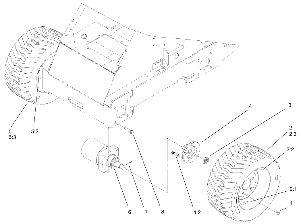 Wheel And Motor Assembly