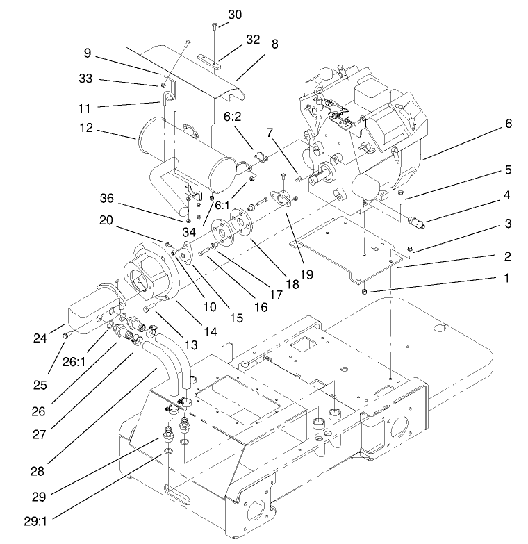 Engine And Pump Assembly