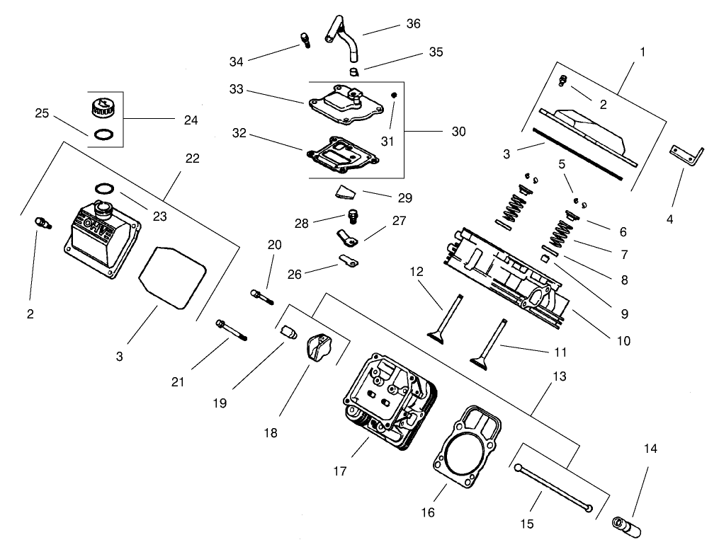 Group 4-Head/valve/breather