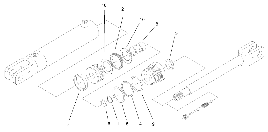 Hydraulic Cylinder Assembly No. 99-3051
