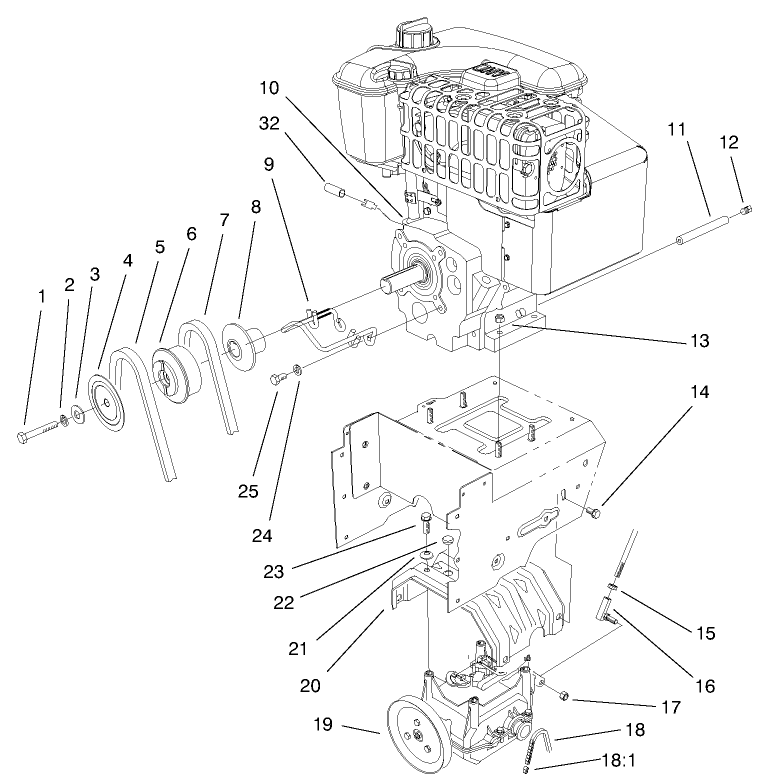 Engine And Transmission Assembly