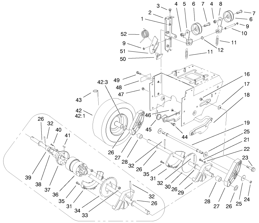 Lower Traction Assembly