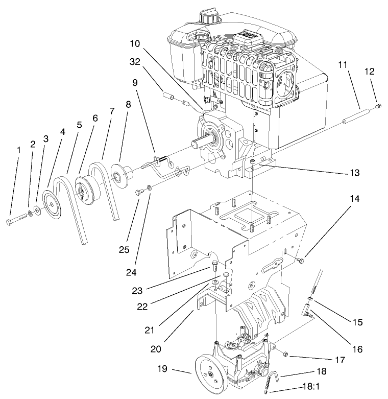 Engine And Transmission Assembly