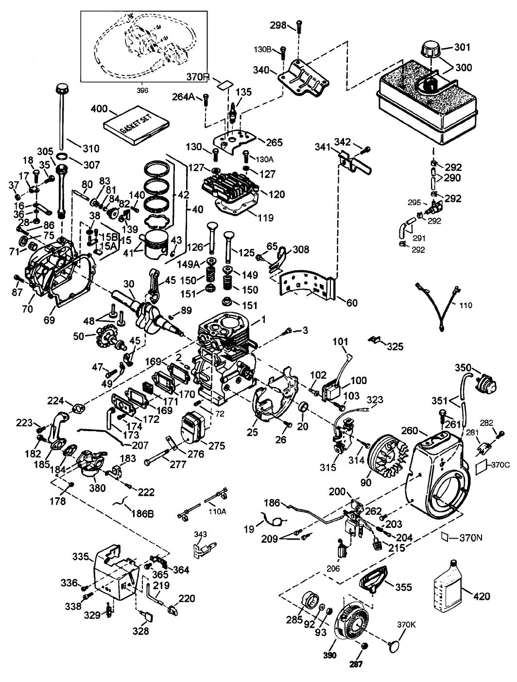 Engine Tecumseh Hmsk80-155645v (continued)
