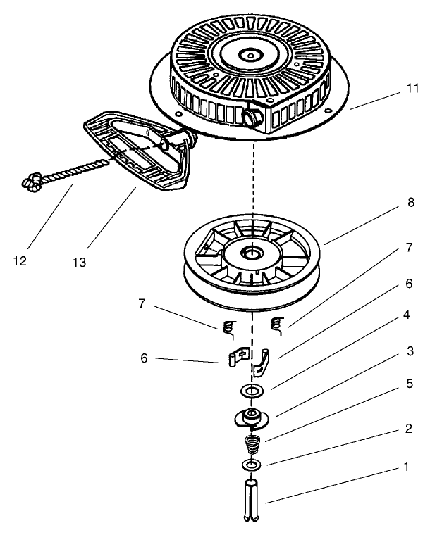 Recoil Starter No. 590749