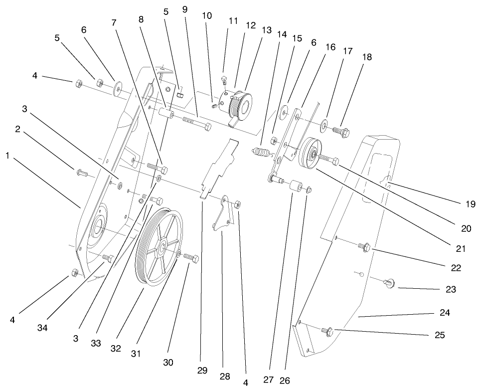 Pulley and Cover Assembly