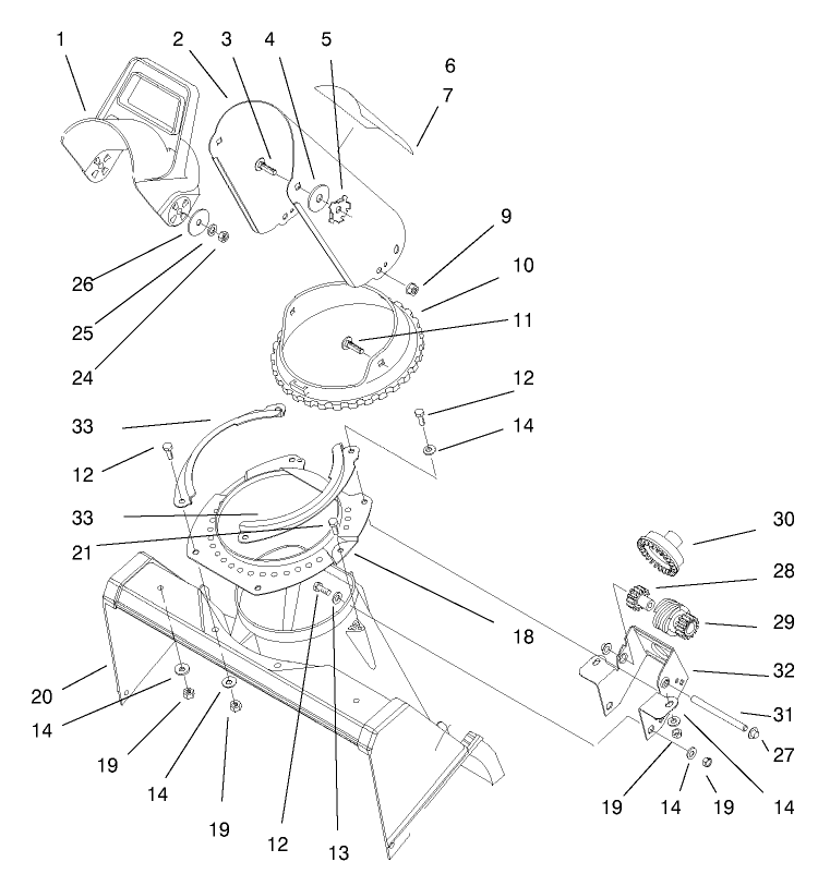 Discharge Chute Assembly