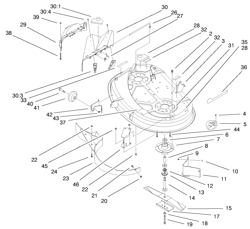 Height Of Cut Components Assembly