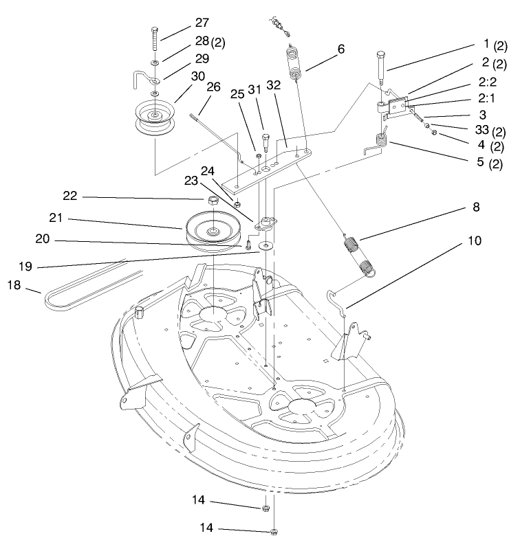 Height Of Cut Components Assembly