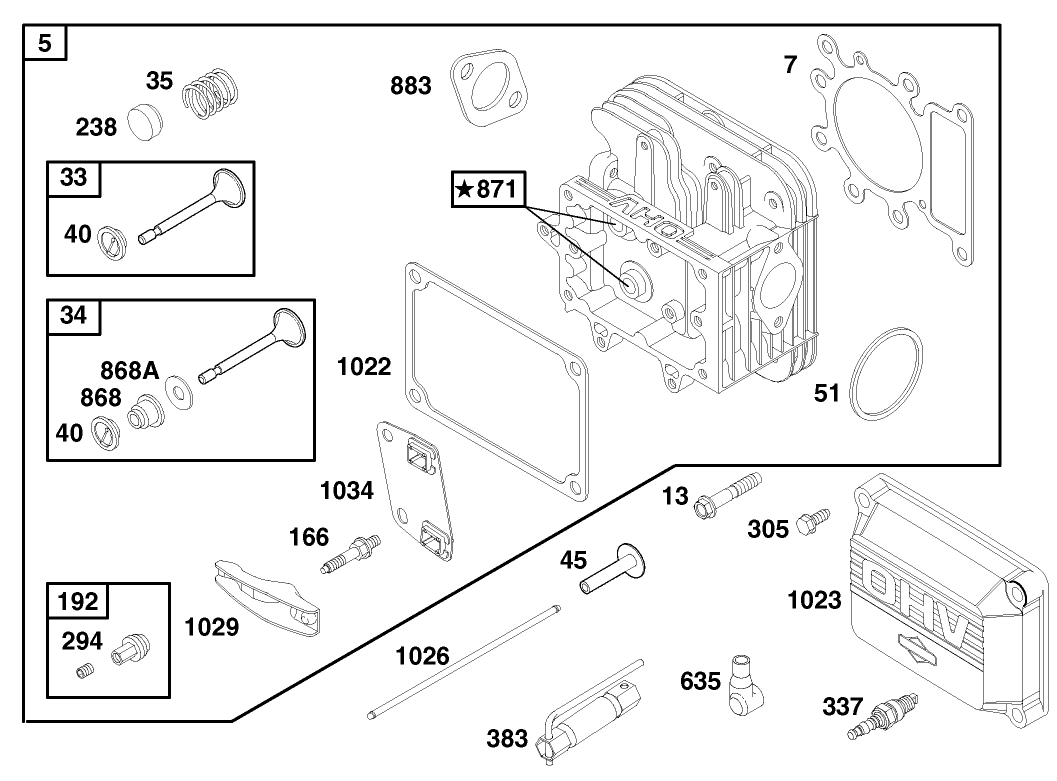 Engine Briggs & Stratton Model 28q777-0690-E1