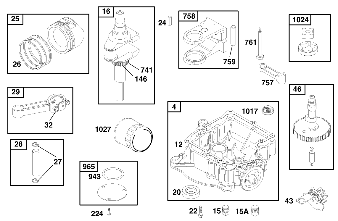 Engine Briggs & Stratton Model 28q777-0690-E1