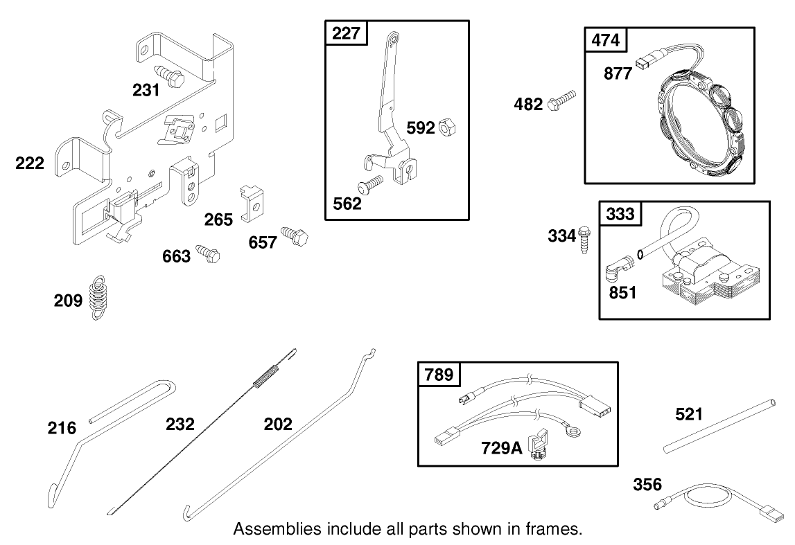 Engine Briggs & Stratton Model 28q777-0690-E1