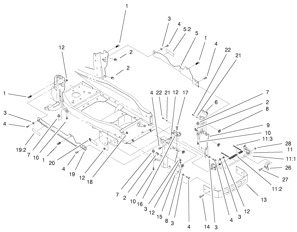 Bumper & Hood Support Assembly