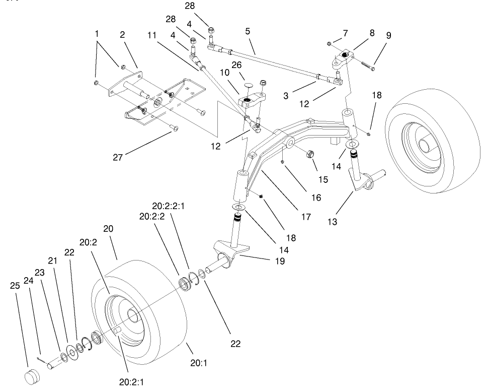 Tie Rods, Spindle, & Front Axle Assembly