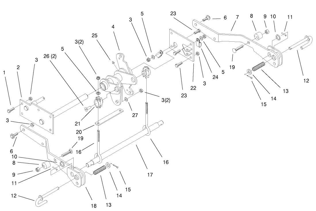 Lower Hydro Lift Assembly