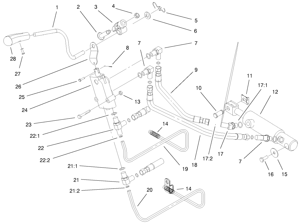 Upper Hydro Lift Assembly