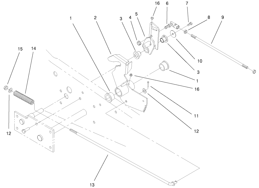 Lower Parking Brake Assembly