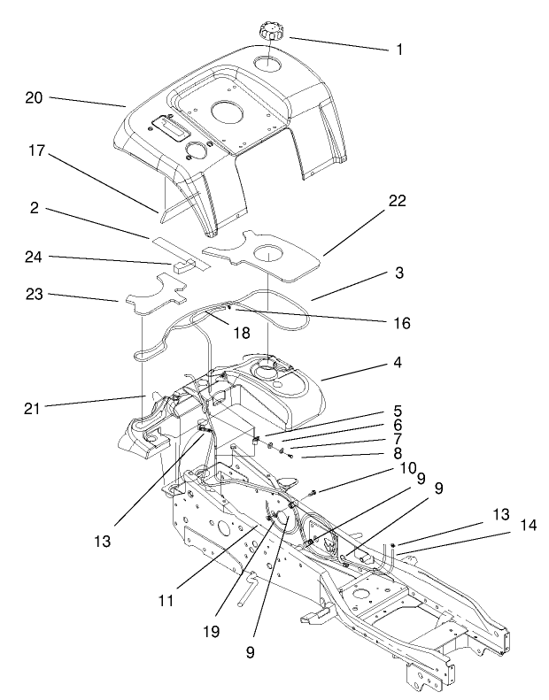 Fender & Fuel System Assembly