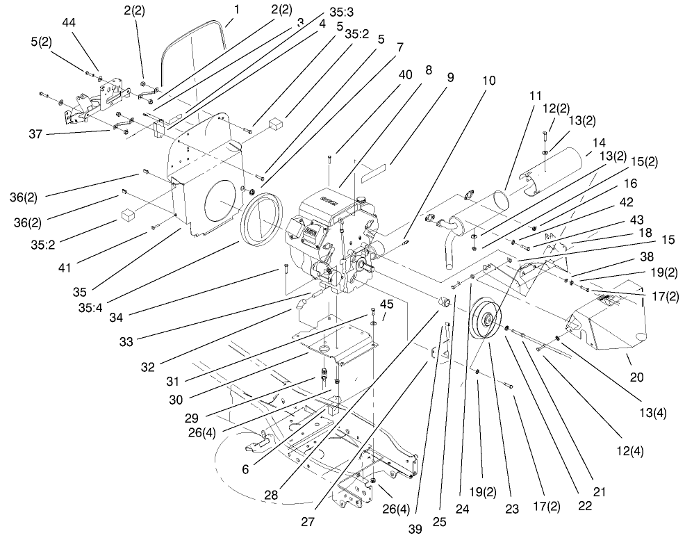 Air Cooled Engine Assembly