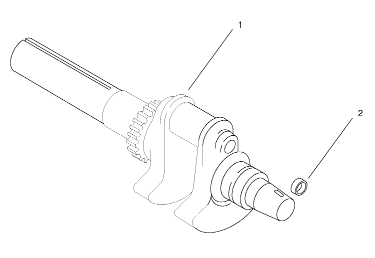 Group 1-Crankshaft (model 73471 Only)