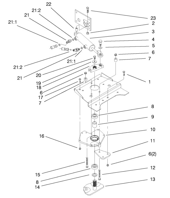 Lower Power Steering Assembly