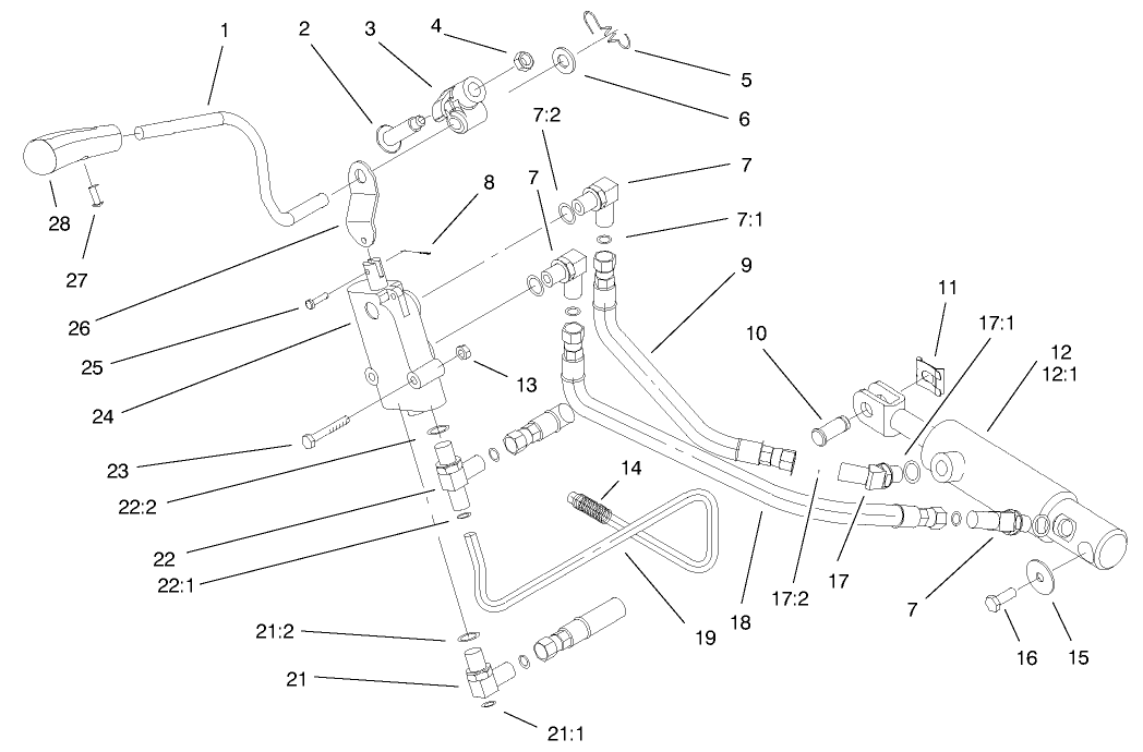 Upper Hydro Lift Assembly