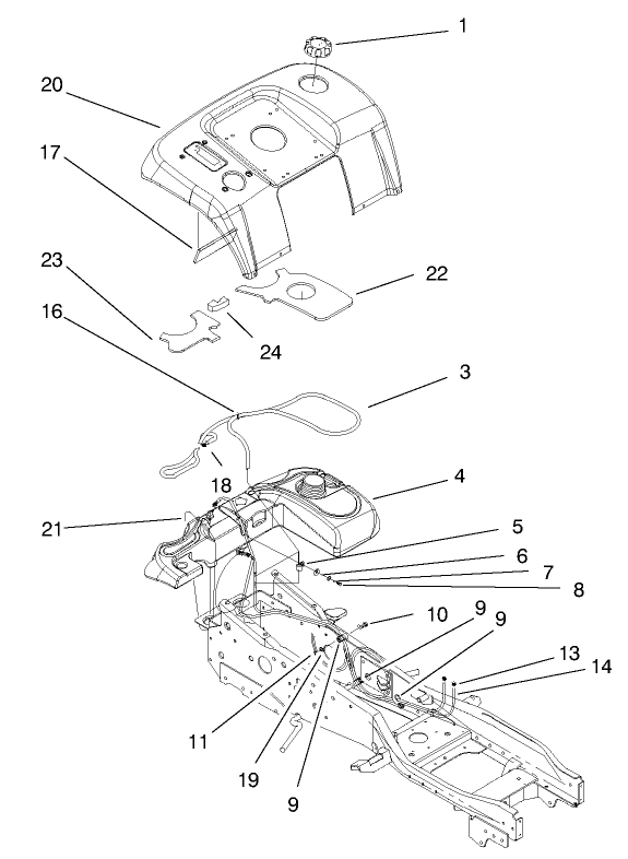 Fender & Fuel System Assembly
