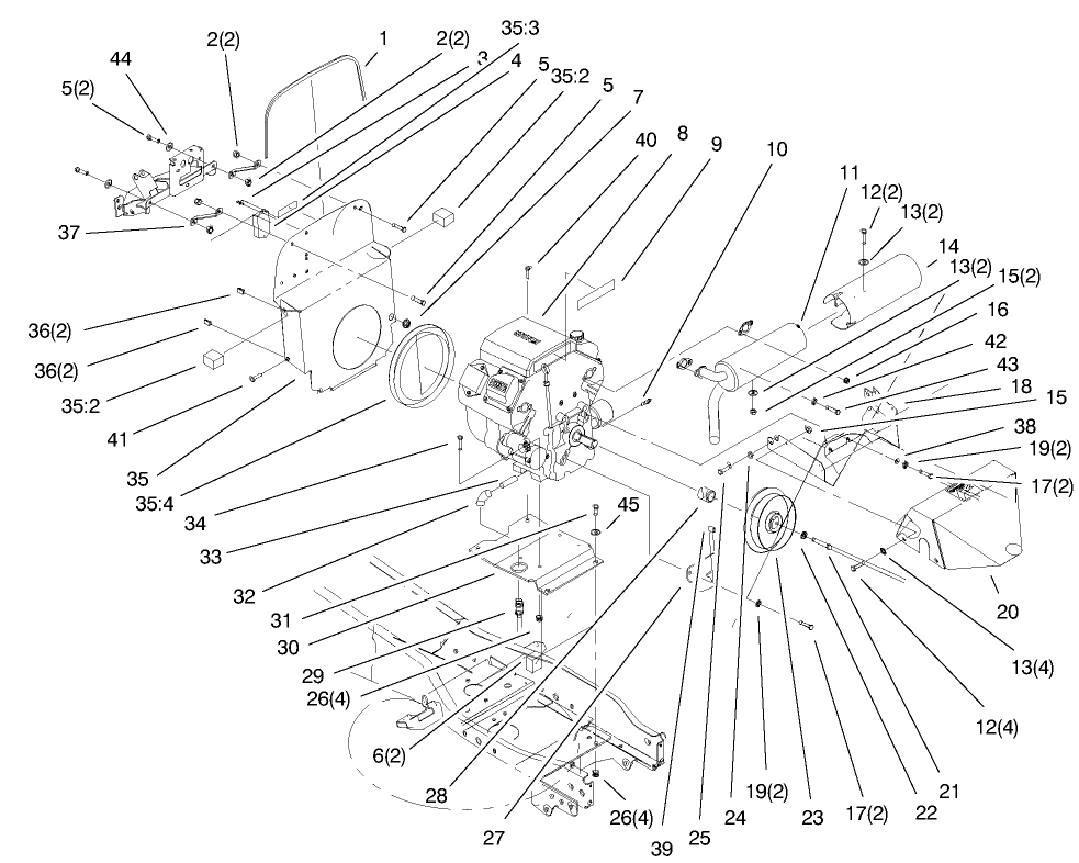 Air Cooled Engine Assembly