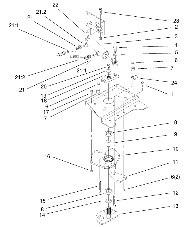 Power Steering Lower Assembly