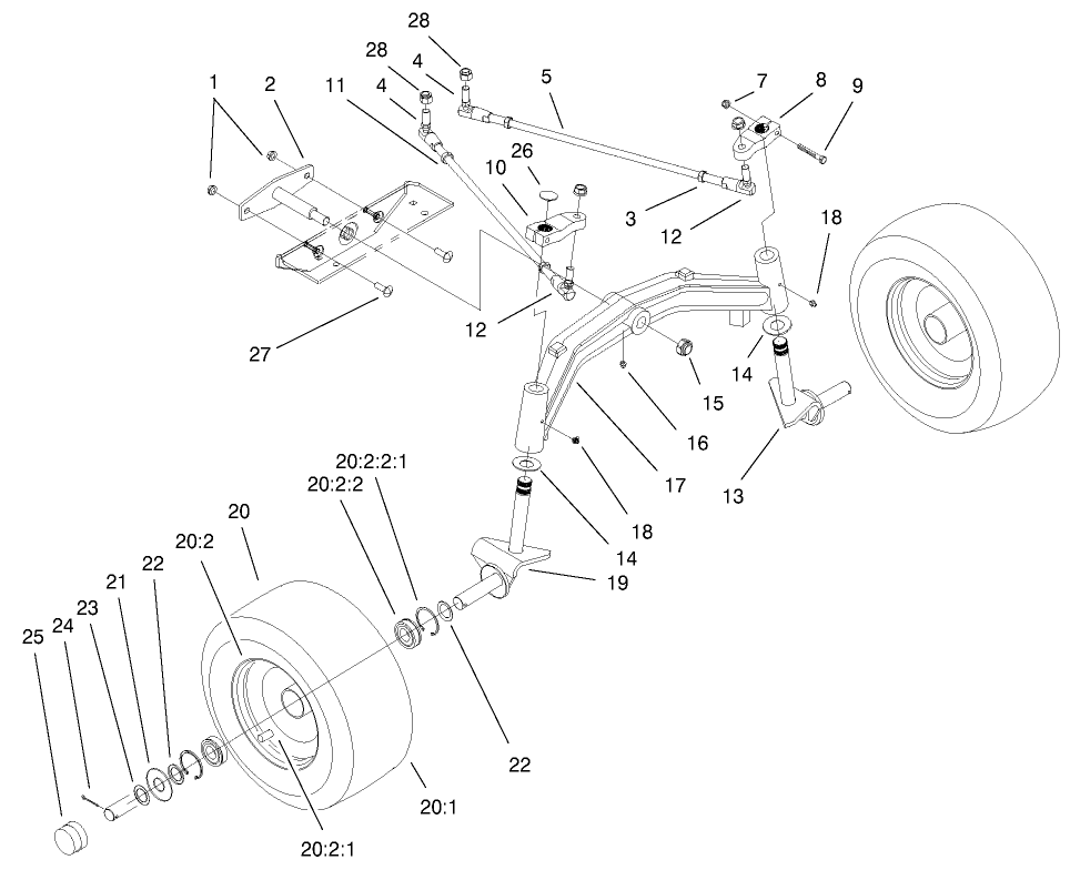 Tie Rods, Spindle, & Front Axle Assembly